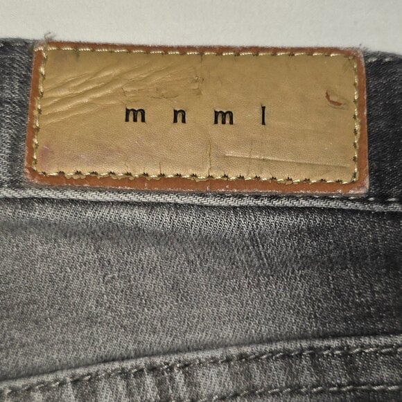 MNML Women's Black Distressed Jeans - Picture 6 of 8
